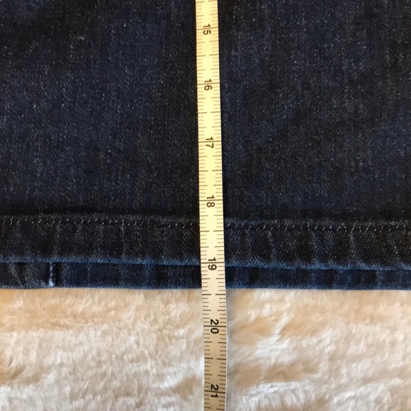 JCREW Dark Denim Skirt with Lace Back - Picture 7 of 8